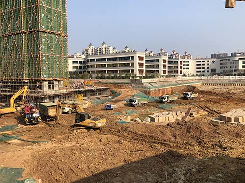中國安能第二工程局湖畔學苑項目部“戰(zhàn)疫情，抓復工”