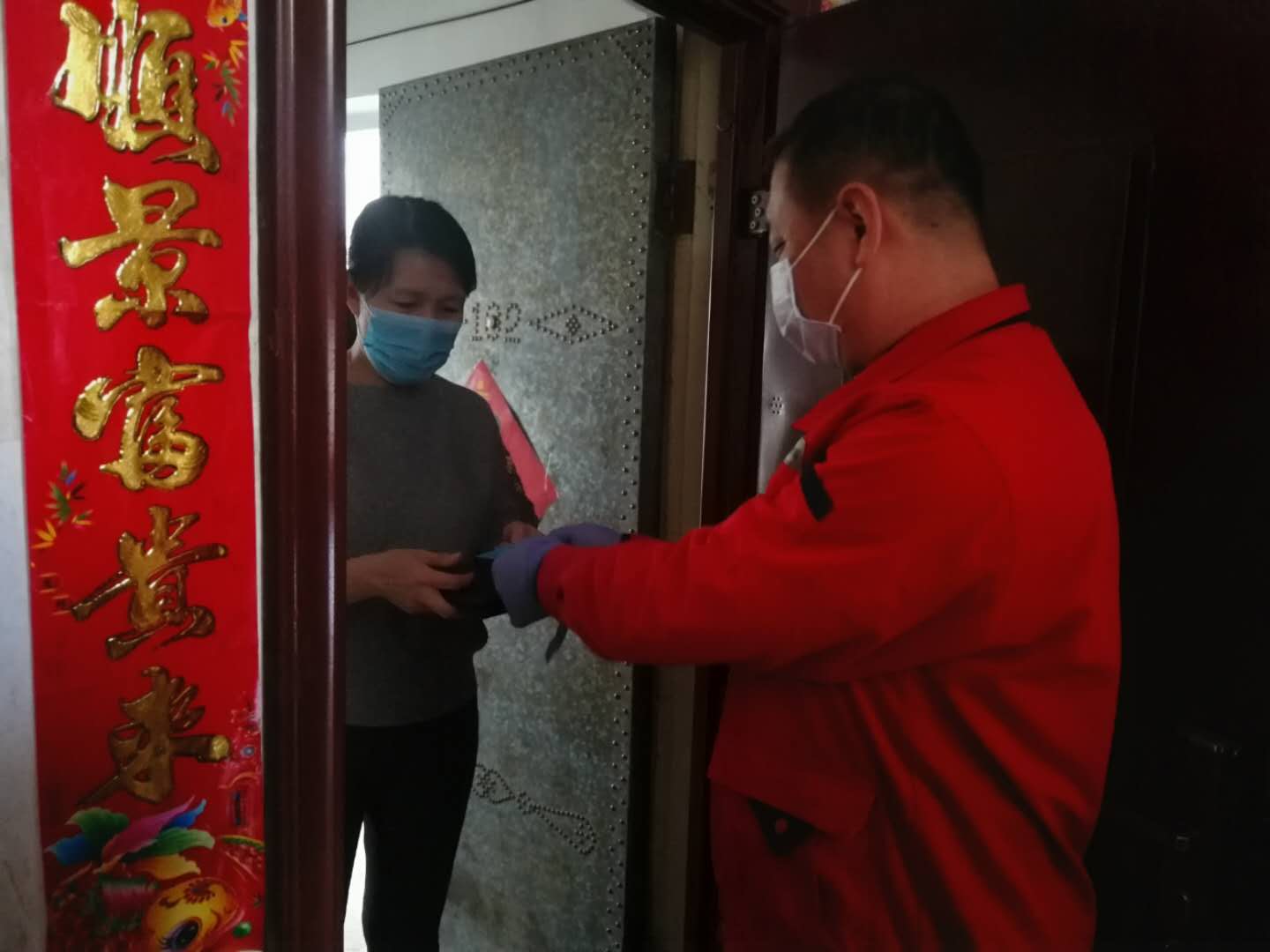 疫情防控，黨員在行動