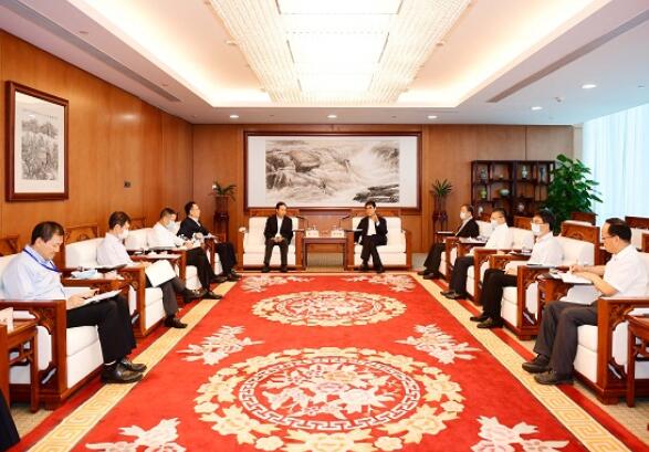華能集團(tuán)有限公司黨組書記、董事長舒印彪會見國開行董事長趙歡