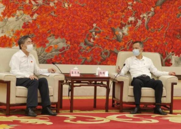 晏志勇、丁焰章拜會廣東省委常委、廣州市委書記張碩輔