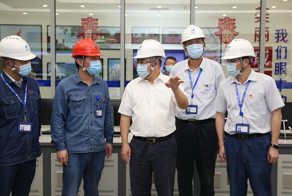 華電集團公司董事、總經理、黨組副書記葉向東到江蘇區(qū)域企業(yè)調研