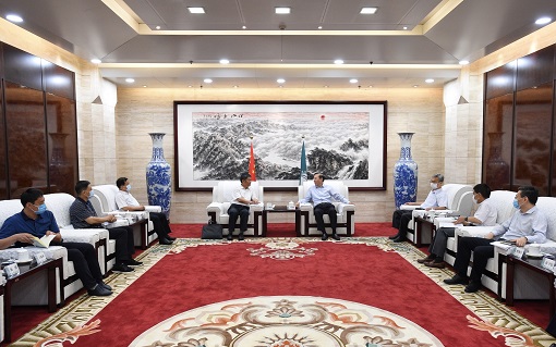 國家電網(wǎng)有限公司總經(jīng)理、黨組副書記辛保安會見寧夏回族自治區(qū)副主席吳秀章