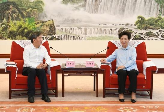 中國電建集團公司黨委書記、董事長晏志勇拜會貴州省委副書記、省長諶貽琴