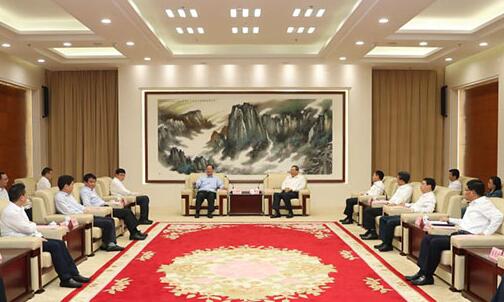 國(guó)家電網(wǎng)董事長(zhǎng)、黨組書記毛偉明拜會(huì)安徽省委書記李錦斌、省長(zhǎng)李國(guó)英