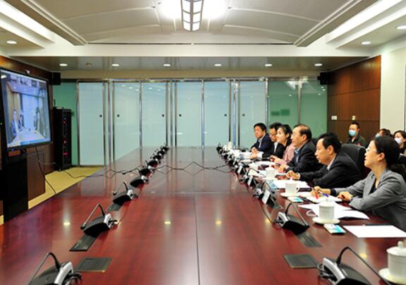 辛保安總經(jīng)理與SAP公司全球執(zhí)行董事會成員、全球業(yè)務(wù)總裁傅美黛舉行視頻會談