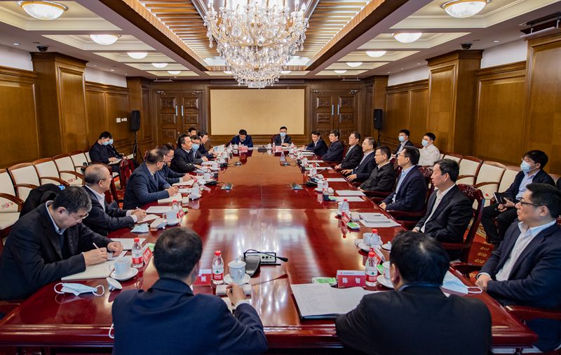 鄒磊、寇偉會(huì)見哈電集團(tuán)董事長曹志安、總經(jīng)理吳偉章