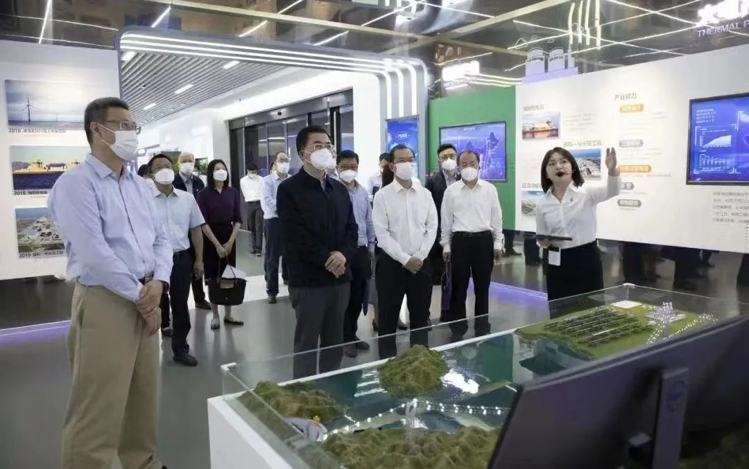 國務院國資委黨委委員、副主任翁杰明到國家電投督導工作