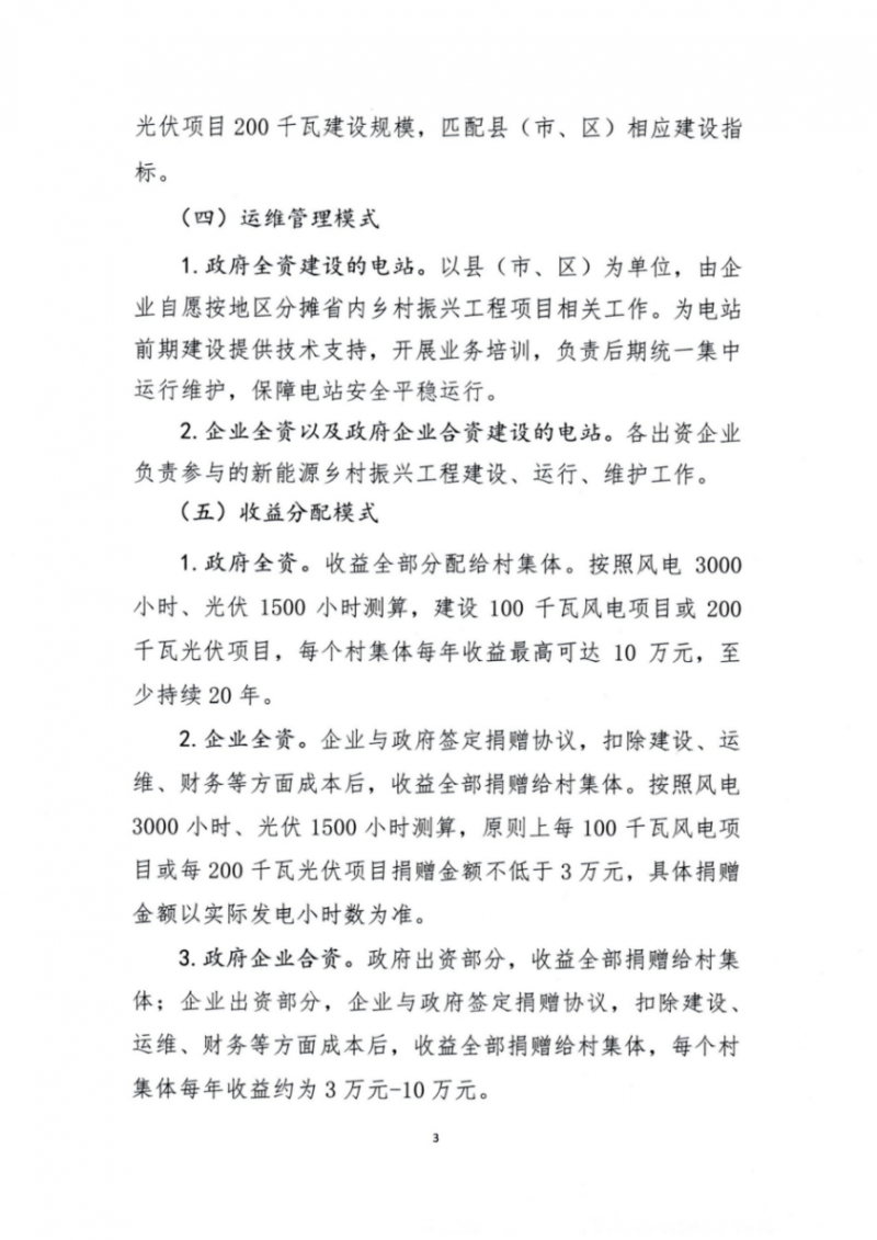 吉林省能源局發(fā)布全國(guó)首個(gè)出臺(tái)的省級(jí)“新能源+鄉(xiāng)村振興”方案！