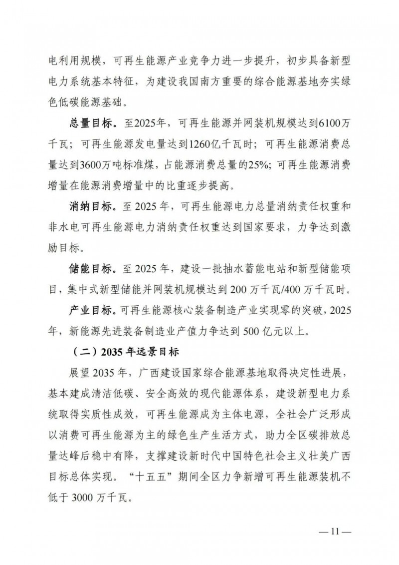 廣西“十四五”規(guī)劃：大力發(fā)展光伏發(fā)電，到2025年新增光伏裝機(jī)15GW！