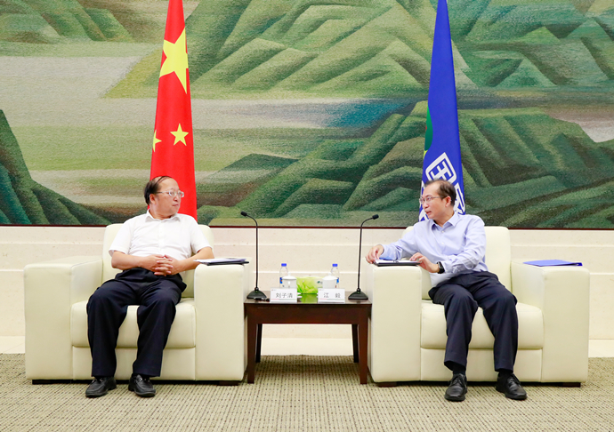 國家電投總經(jīng)理、黨組副書記江毅會見湖北省武漢市委常委、武漢經(jīng)開區(qū)工委書記劉子清