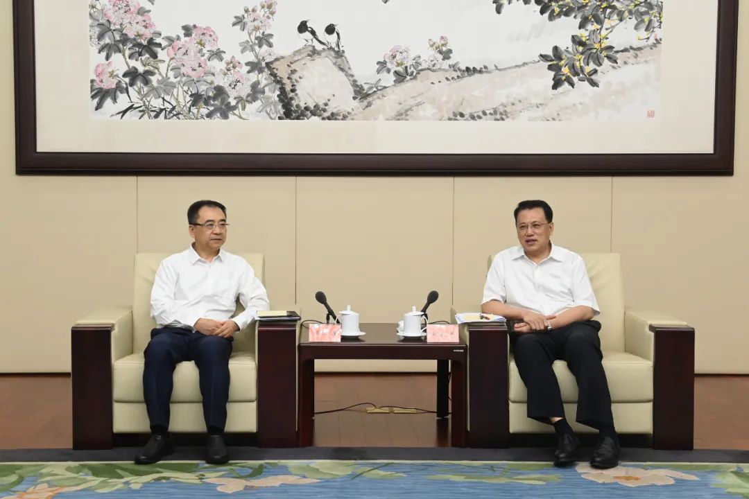 大唐集團公司黨組書記、董事長鄒磊拜會浙江省委書記、省人大常委會主任袁家軍
