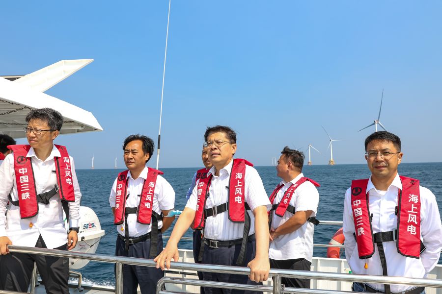 韓君赴廣東陽江、福建福州調(diào)研三峽集團(tuán)海上風(fēng)電項目