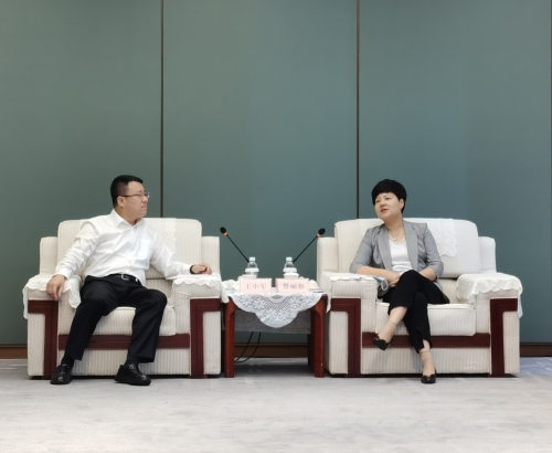 王小軍拜會廣西壯族自治區(qū)黨委常委、常務(wù)副主席蔡麗新
