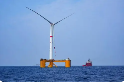 青島制造！我國首座深遠(yuǎn)海浮式風(fēng)電平臺“海油觀瀾號”完成海上安裝