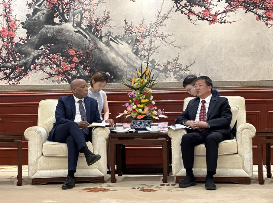國(guó)家能源局局長(zhǎng)章建華會(huì)見(jiàn)南非總統(tǒng)府電力部部長(zhǎng)