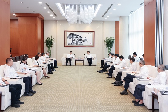 華能集團(tuán)黨組書記、董事長溫樞剛會見山西省委常委、太原市委書記韋韜