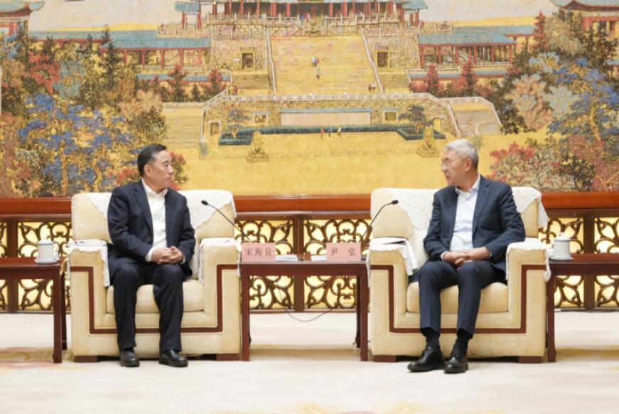 宋海良拜會江西省委書記尹弘、省長葉建春并見證簽署戰(zhàn)略合作協(xié)議
