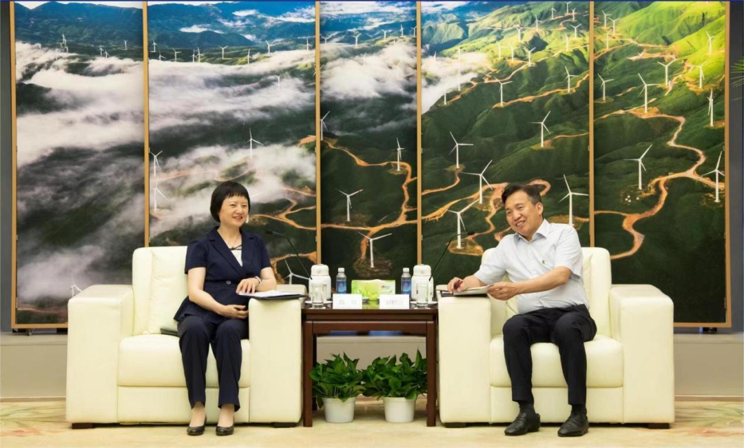 運(yùn)達(dá)股份黨委書記、董事長高玲拜訪國家電投黨組書記、董事長劉明勝