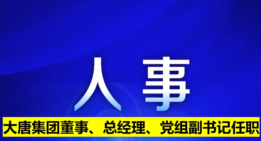 大唐集團(tuán)董事、總經(jīng)理、黨組副書記任職